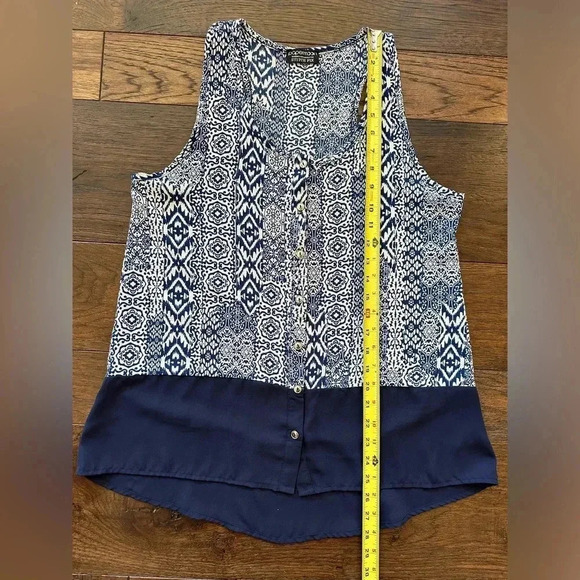 Papermoon Navy Tank Top- Medium - Picture 4 of 6